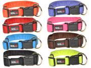 Dogline Comfort Microfiber Soft Padded Pet Puppy Dog Collar Nylon Reinforecement 4 sizes and 8 colos available