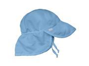 I Play Solid Flap Sun Protection Hat Lt. Blue NB 0 6 mo