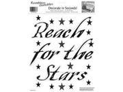 RoomMates RMK0036SS Reach for The Stars Peel Stick Single Sheet