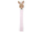 Mud Pie Pink Bunny Pacy Clip