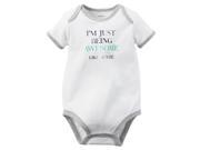 Carters Baby Clothing Outfit Boys Just Being Awesome Bodysuit White 12M