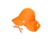 I Play Solid Flap Sun Protection Hat Orange 6 18M
