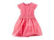 Carters Lace Layered Look Dress Pink 4T