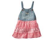 Carter s OshKosh B gosh Baby Clothing Outfit Girls Printed Tiered Jumper 18M