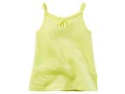 Carters Baby Clothing Outfit Girls Neon Braided Tassel Tank Yellow 6M