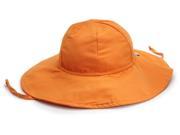 I Play Solid Brim Sun Protection Hat Orange 2 4T