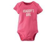 Carters #Daddy's Girl Bodysuit Pink 18M Carters #Daddy's Girl Bodysuit Pink 18M