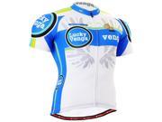 Fixgear Cycling Jerseys Shirts White Blue Biking Clothing S~3XL