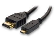 HDMI Cable 19 pin HDMI Male to Micro HDMI Male Black 2m