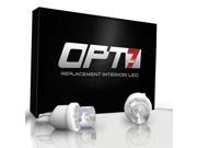 4 Pack OPT7® Advanced Bright LEDs T10 194 168 Torch Blue Light Car Interior