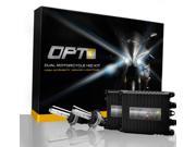 OPT7® Bolt Slim AC 35w Motorcycle HID Kit H7 8000K Ice Blue Xenon Double Headlight