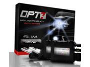 OPT7® Blitz Slim 35w HID Kit 9004 HB1 Hi Lo 5000K Pure White Xenon Conversion