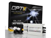 OPT7® Bolt Slim AC 55w HID Kit 9007 HB5 Hi Lo 6000K Lightning Blue Xenon Conversion
