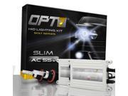 OPT7® Bolt Slim AC 55w HID Kit 9004 HB1 Bi Xenon 6000K Lightning Blue Xenon Conversion