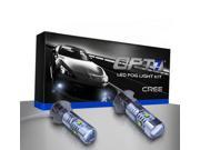 OPT7 H3 CREE LED DRL Fog Light Replacement Bulbs 10000K Blue