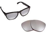 New SEEK Polarized Replacement Lenses for Oakley FROGSKINS LX Silver Mirror SALE