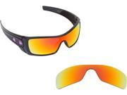New SEEK Polarized Replacement Lenses for Oakley BATWOLF Red Mirror