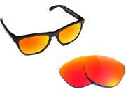 New SEEK Replacement Lenses for Oakley Sunglasses FROGSKINS Red Mirror ON SALE