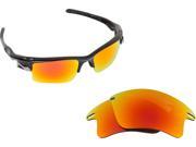 New SEEK Replacement Lenses for Oakley FAST JACKET XL Asian Fit Red Mirror
