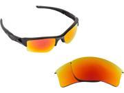 New SEEK Replacement Lenses for Oakley Sunglasses FLAK JACKET XLJ Red Mirror