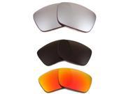New SEEK Replacement Lenses for Oakley FUEL CELL Red Silver Grey ON SALE