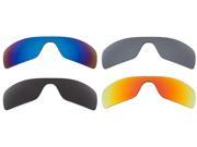 SEEK Replacement Lenses for Oakley BATWOLF Grey Red Silver Blue Mirror ON SALE