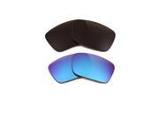 New SEEK Polarized Replacement Lenses for Oakley FUEL CELL Grey Blue Mirror SALE