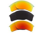 New SEEK Replacement Lenses for Oakley FLAK JACKET XLJ Black Yellow Red Mirror
