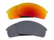New SEEK Replacement Lenses for Oakley Sunglasses O ROKR PRO Red Silver Mirror