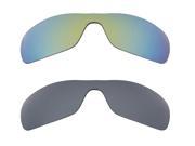 New SEEK Replacement Lenses for Oakley ANTIX Silver Mirror Green Mirror ON SALE