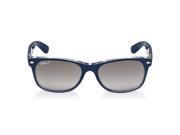 New RAY BAN RB 2132 6053M3 Sunglasses Limited Edit. Wayfarer Blue POLARIZED 52mm