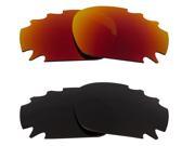 SEEK Polarized Replacement Lenses Oakley VENTED RACING JACKET Black Red Mirror