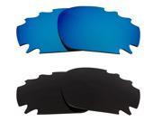 New SEEK Polarized Replacement Lenses Oakley VENTED RACING JACKET Black Blue