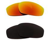 New SEEK Replacement Lenses for Oakley WIND JACKET Brown Yellow Mirror ON SALE
