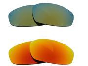 New SEEK Replacement Lenses for Oakley WIND JACKET Yellow Green Mirror ON SALE