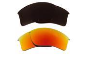 New SEEK Replacement Lenses for Oakley FLAK JACKET XLJ Brown Red Mirror ON SALE
