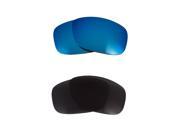 New SEEK Replacement Lenses for Oakley TEN Grey Blue Mirror ON SALE 100% UV