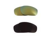 New SEEK Polarized Replacement Lenses for Oakley FIVES 4.0 Black Green Mirror