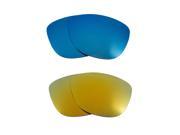 New SEEK Replacement Lenses for Oakley Sunglasses JUPITER Green Blue Mirror SALE