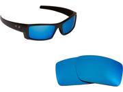 New SEEK Replacement Lenses Oakley Sunglasses GASCAN S Small Blue Yellow Mirror