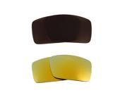 New SEEK Replacement Lenses for Oakley THUMP 2 Brown Green Mirror ON SALE