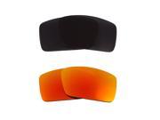 New SEEK Replacement Lenses Oakley Sunglasses GASCAN S Small Grey Yellow Mirror