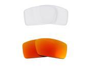New SEEK Replacement Lenses for Oakley THUMP 2 Clear Yellow Mirror ON SALE