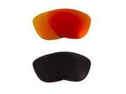 New SEEK Replacement Lenses for Oakley Sunglasses JUPITER Black Yellow Mirror