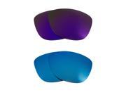 New SEEK Replacement Lenses for Oakley Sunglasses JUPITER Purple Blue Mirror
