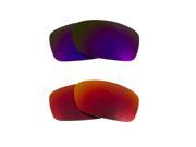 New SEEK Replacement Lenses for Oakley Sunglasses FIVES 3.0 Purple Red Mirror