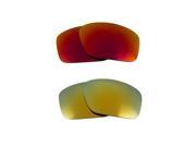 New SEEK Replacement Lenses for Oakley SCALPEL Red Green Mirror ON SALE