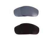 New SEEK Replacement Lenses for Oakley FIVES 2009 Black Silver Mirror ON SALE