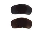 New SEEK Replacement Lenses for Oakley Sunglasses SIDEWAYS Brown Grey ON SALE