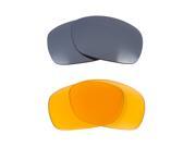 New SEEK Replacement Lenses for Oakley SIDEWAYS HI Yellow Silver Mirror ON SALE
